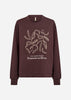 SC-BANU 317 Sweatshirt Dark plum