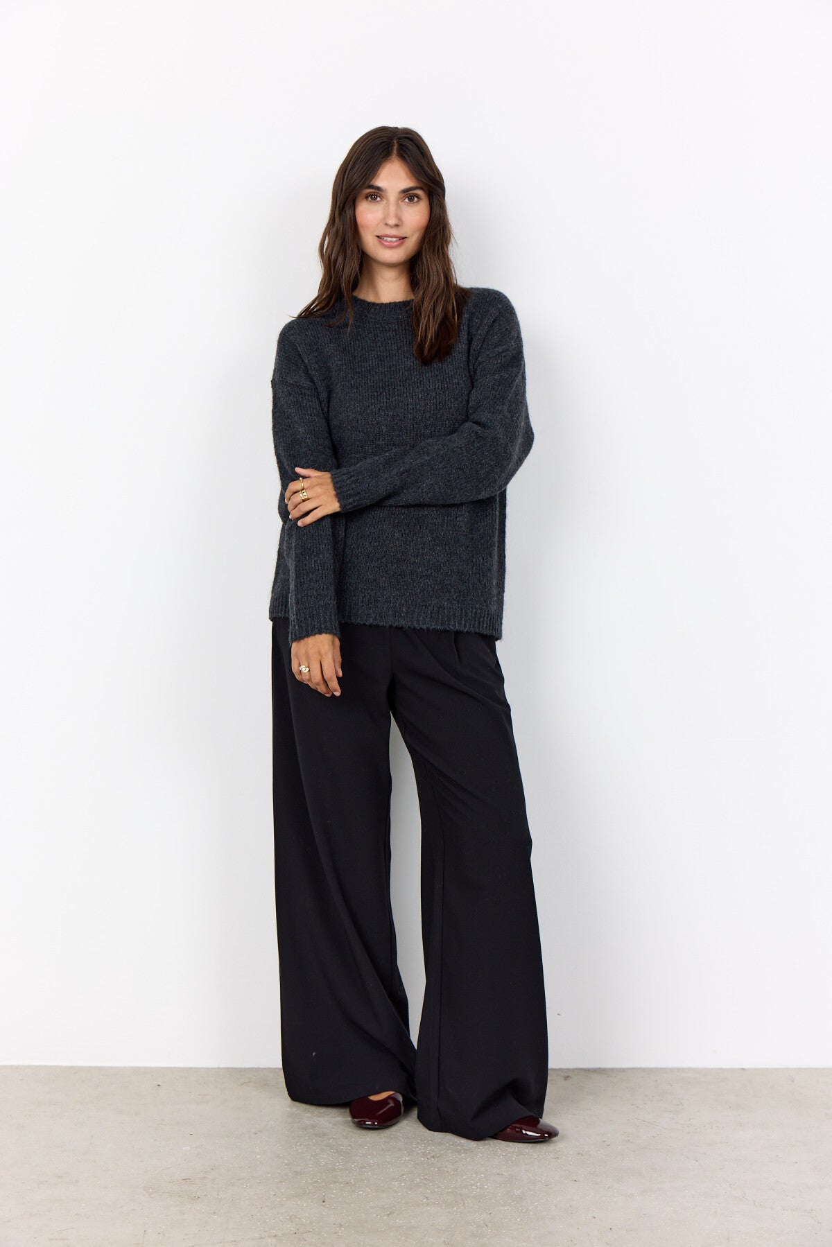 SC-GUNNA 1 Pullover Dark grey