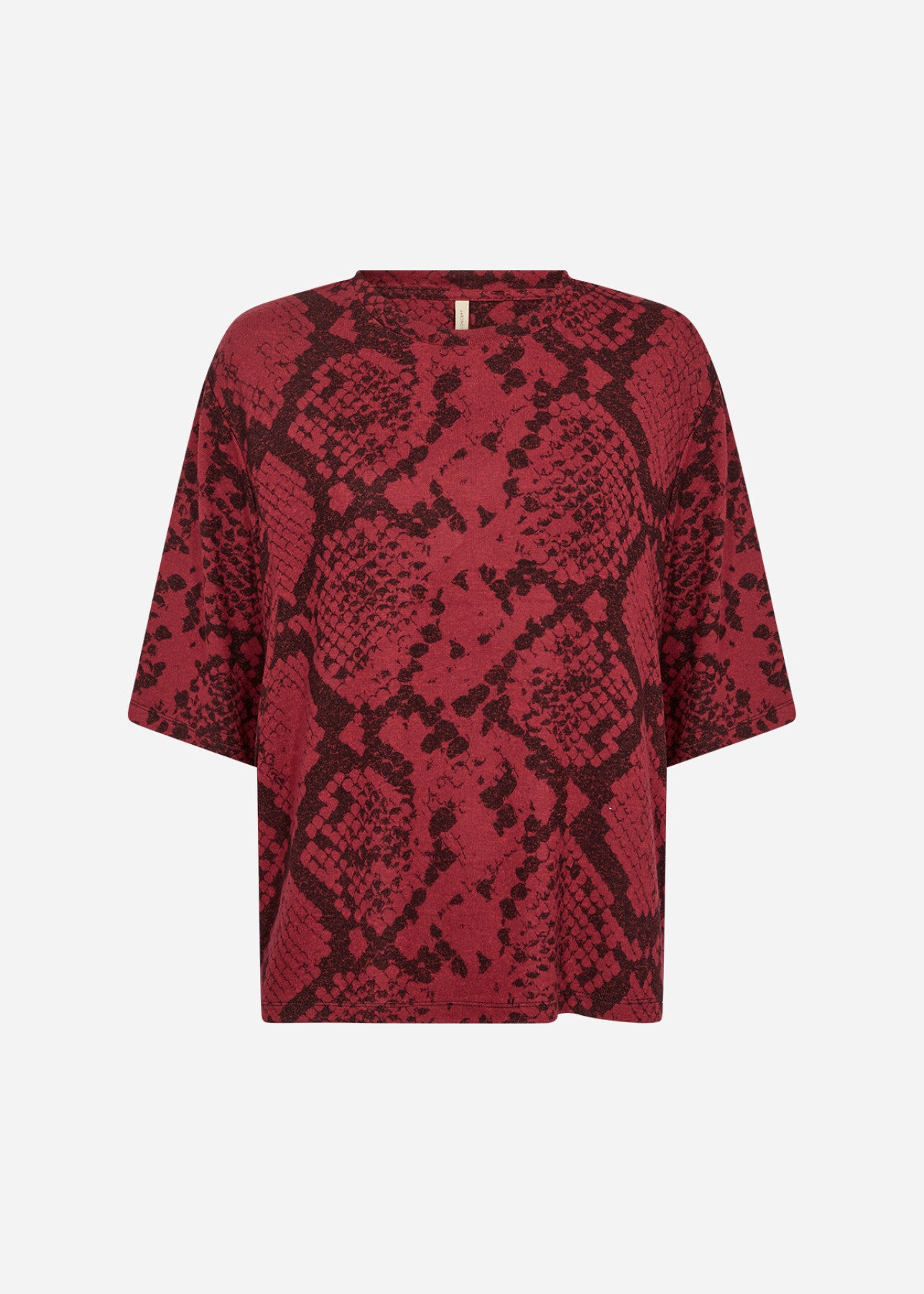SC-BIARA AOP 144 T-shirt Bordeaux