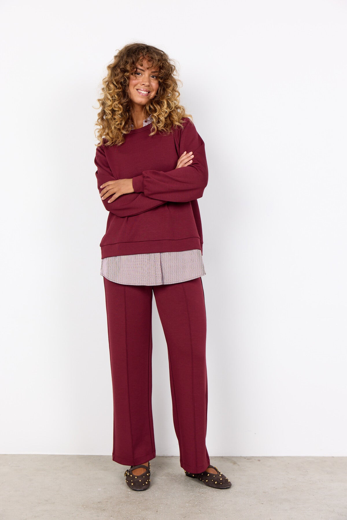 SC-BANU 264 Blouse Bordeaux