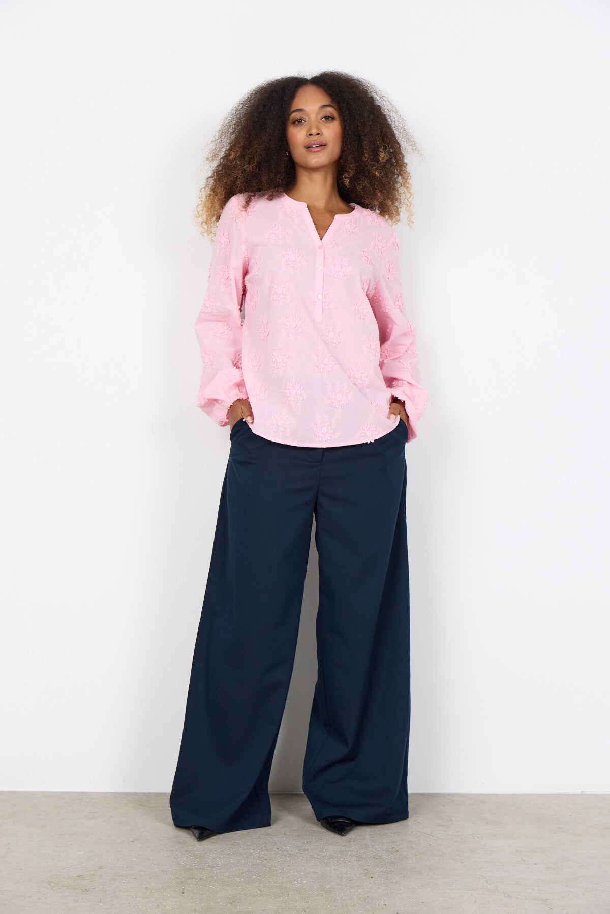 SC-BARBRA 1 Blouse Light pink