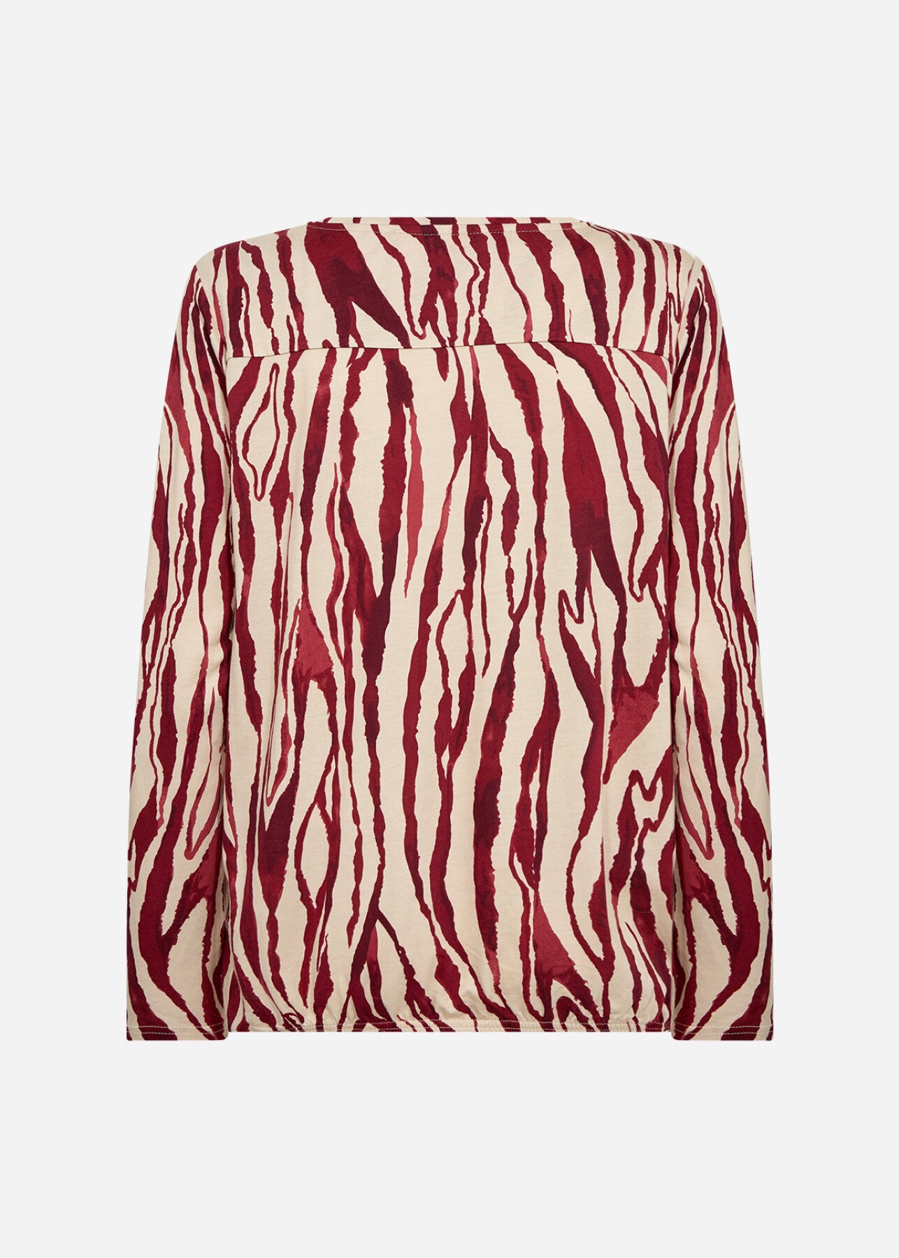 SC-FELICITY AOP 522 Blouse Dark red