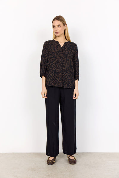 SC-SADE 2 Blouse Dark brown