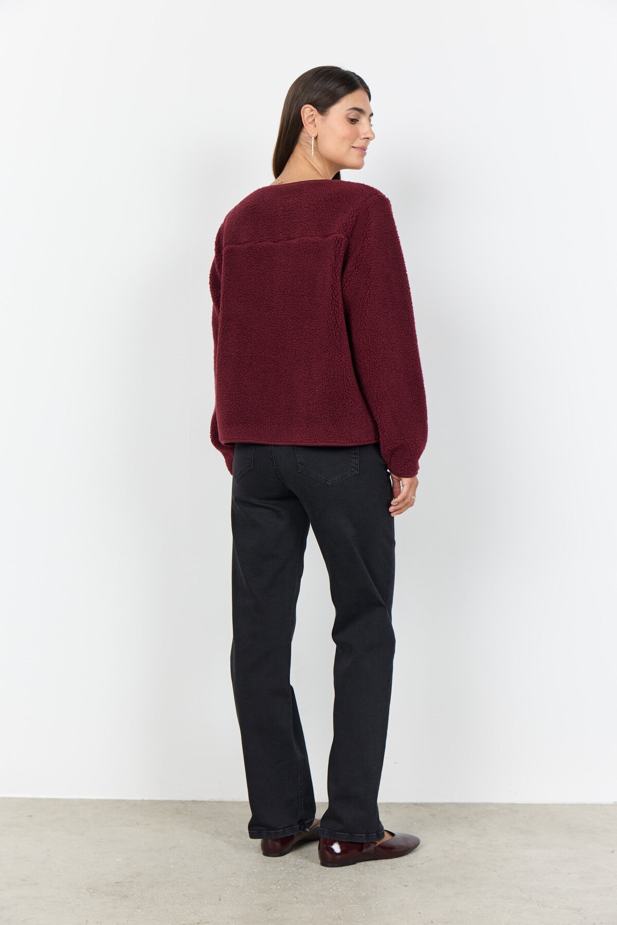 SC-ONYX 2 Cardigan Dark red