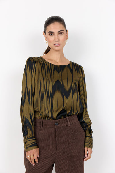 SC-VARISSA 1 Blouse Dark green