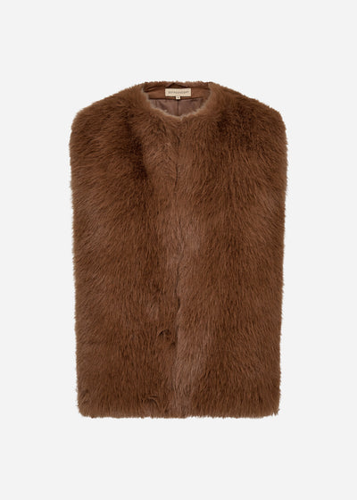 SC-NAIDA 3 Waistcoat Brown