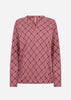 SC-FELICITY AOP 530 Blouse Ruby red