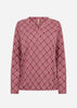 SC-FELICITY AOP 530 Blouse Ruby red