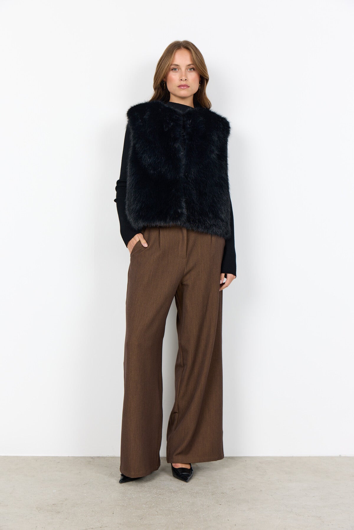 SC-NAIDA 3 Waistcoat Black