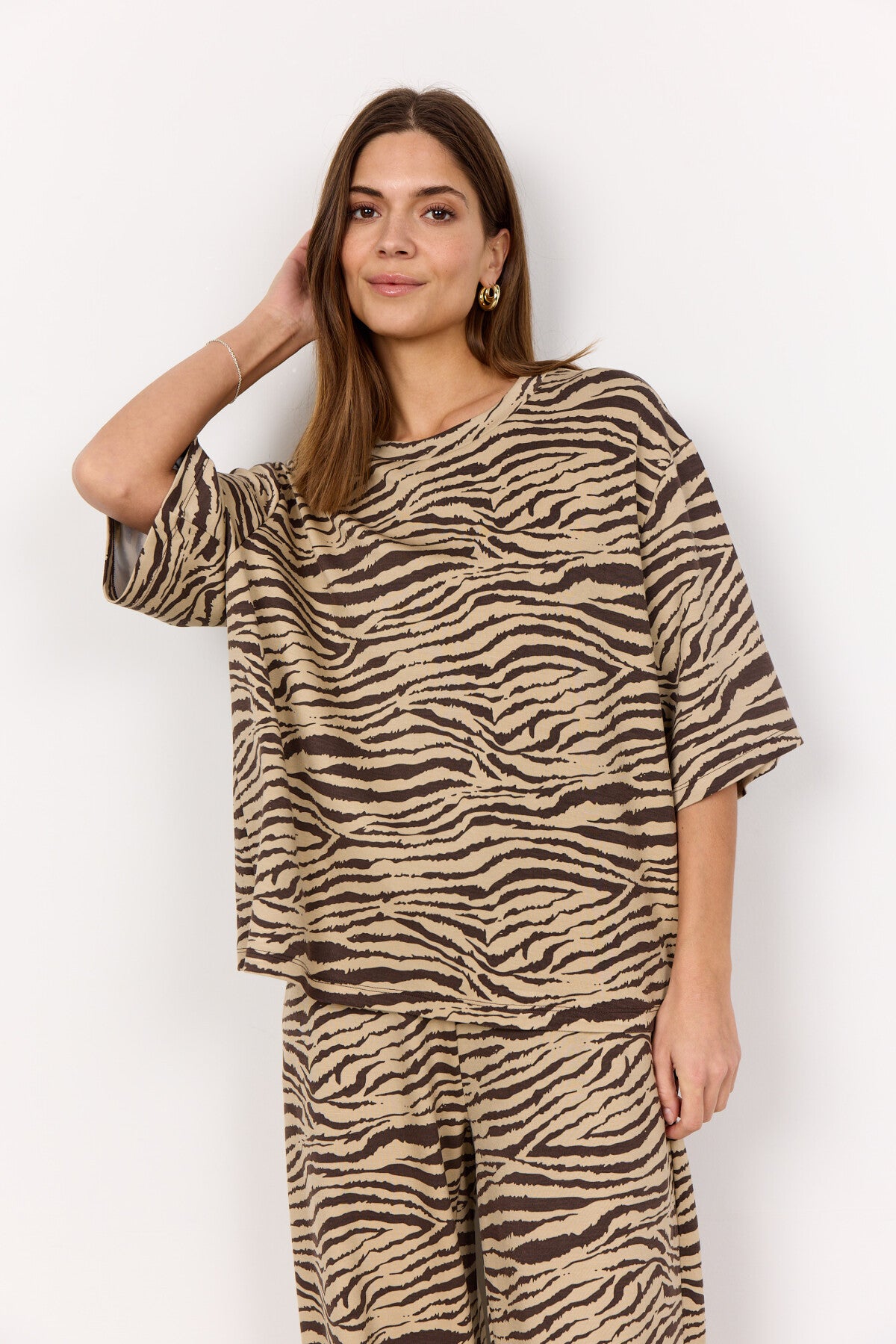 SC-SALOME 1 T-shirt Dark brown