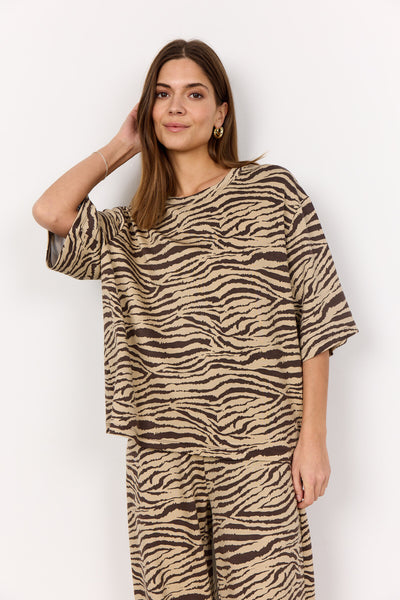 SC-SALOME 1 T-shirt Dark brown