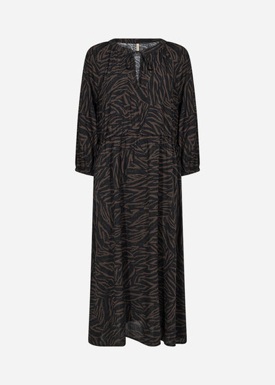 SC-SADE 3 Dress Dark brown
