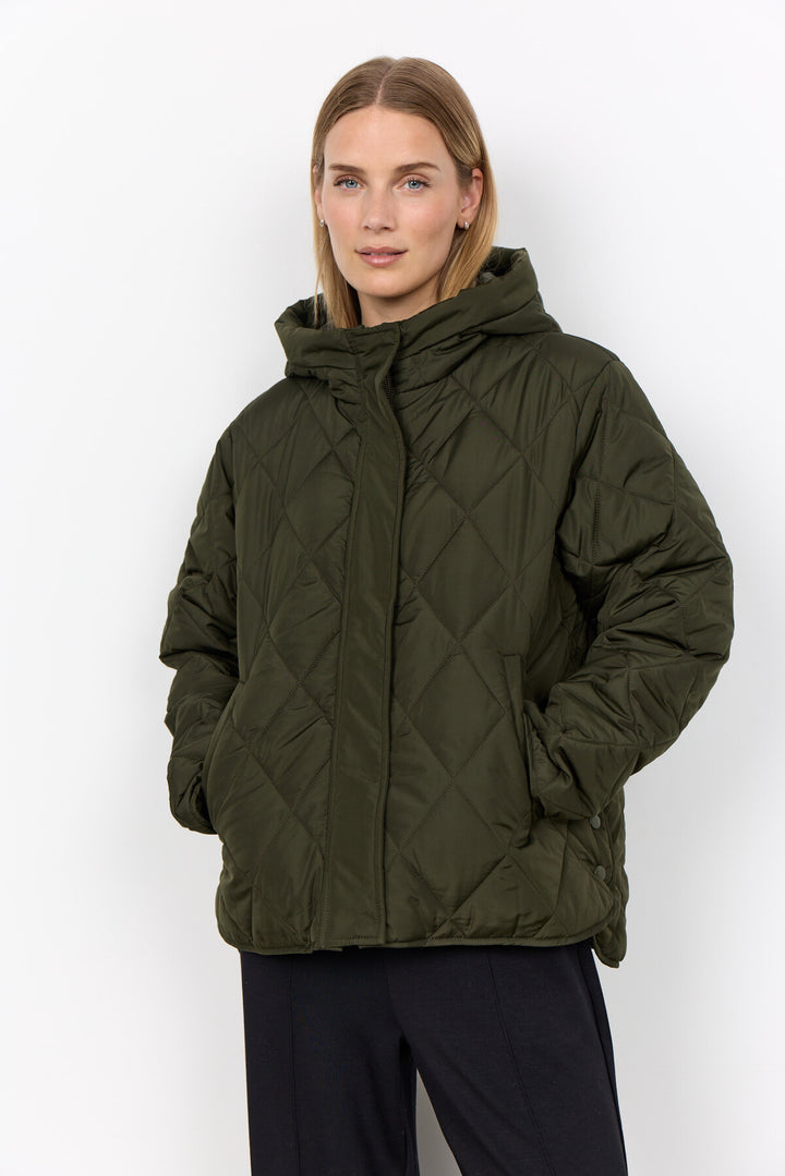 SC-FENYA 82 Jacket in Dark green from soyaconcept | Soyaconcept