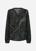 SC-HALNA 2 AOP Blouse Dark green