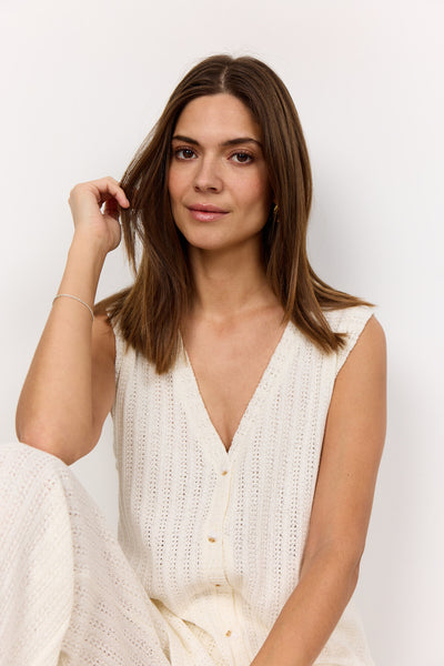 SC-SHONAS 1 Waistcoat Off white