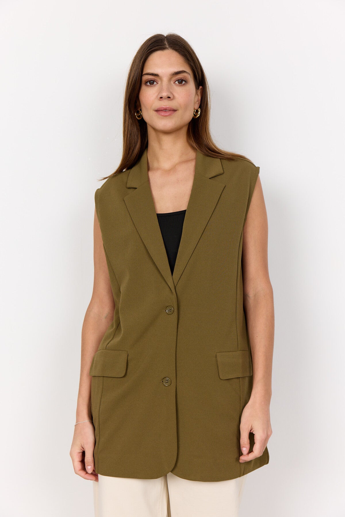 SC-SIHAM 87 Waistcoat Olive