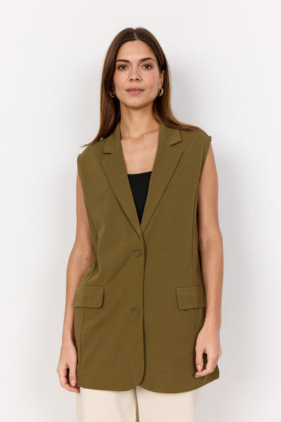 SC-SIHAM 87 Waistcoat Olive