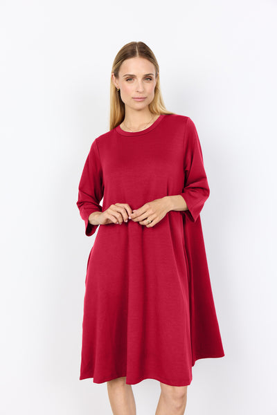 SC-BANU 155 Dress Dark red