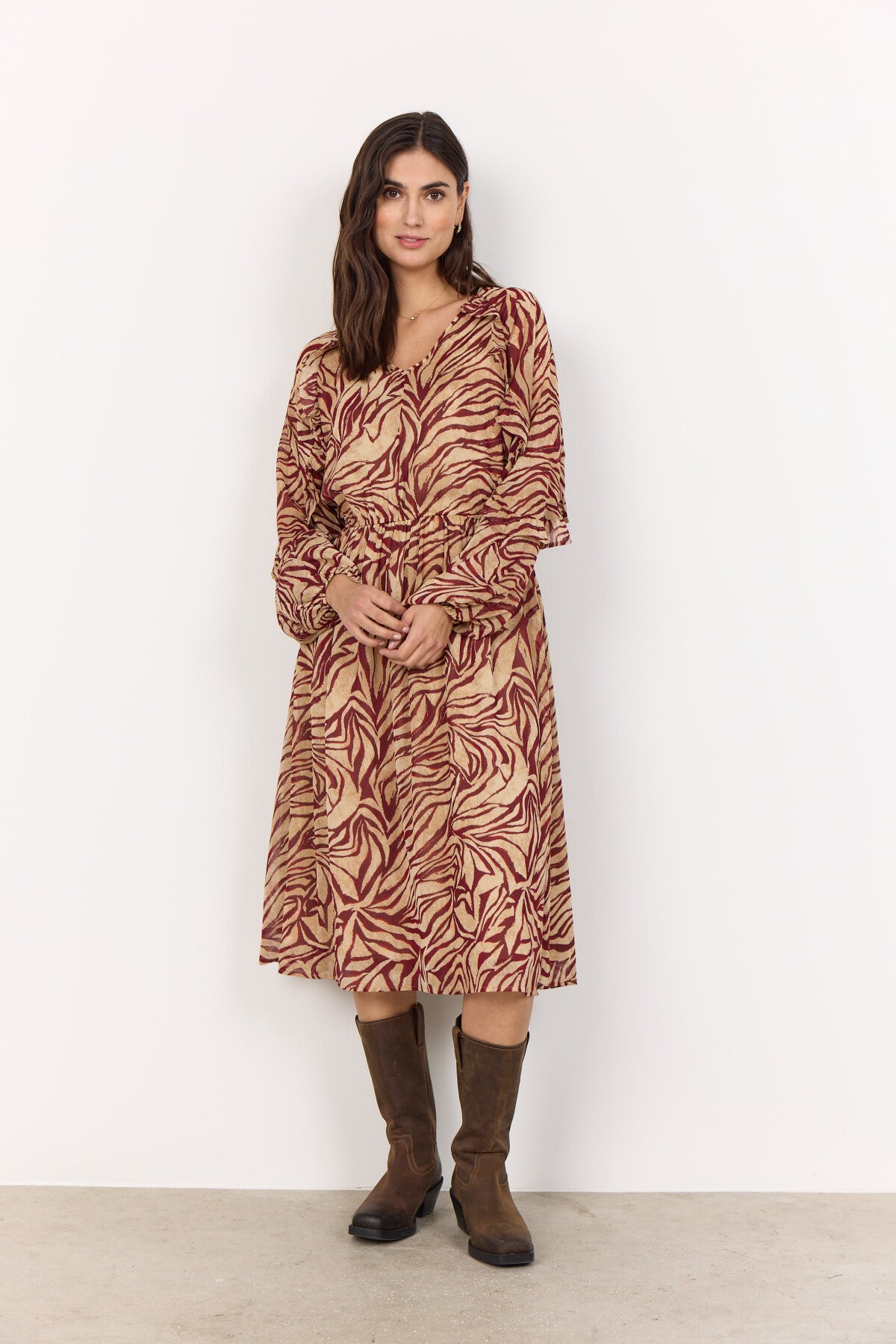 SC-VALBORG 2 Dress Dark red