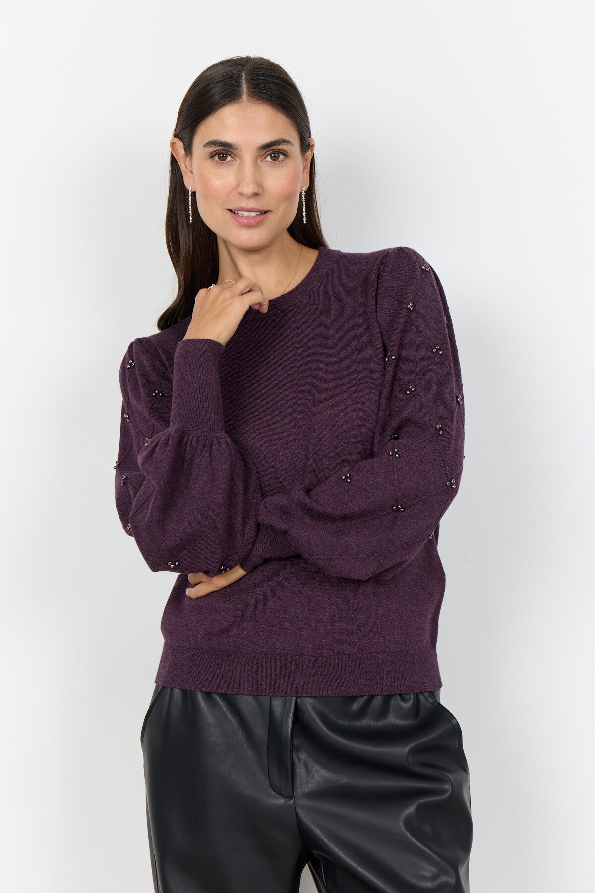 SC-DOLLIE 802 Pullover Purple