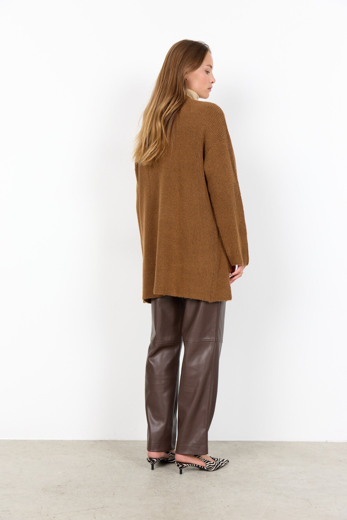 SC-AVALON 3 Cardigan Brown