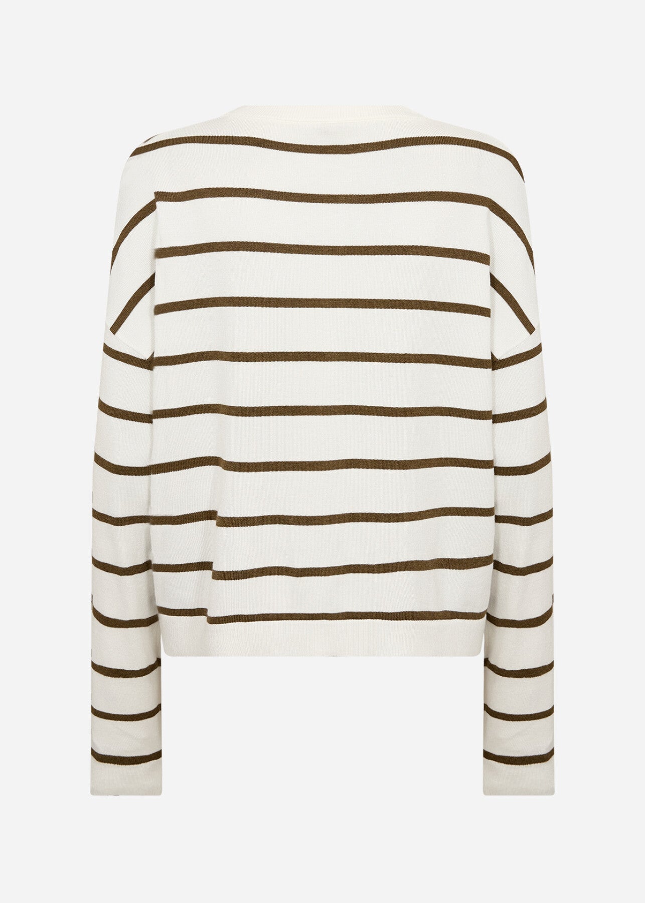 SC-DOLLIE STRIPE 795 Cardigan Olive