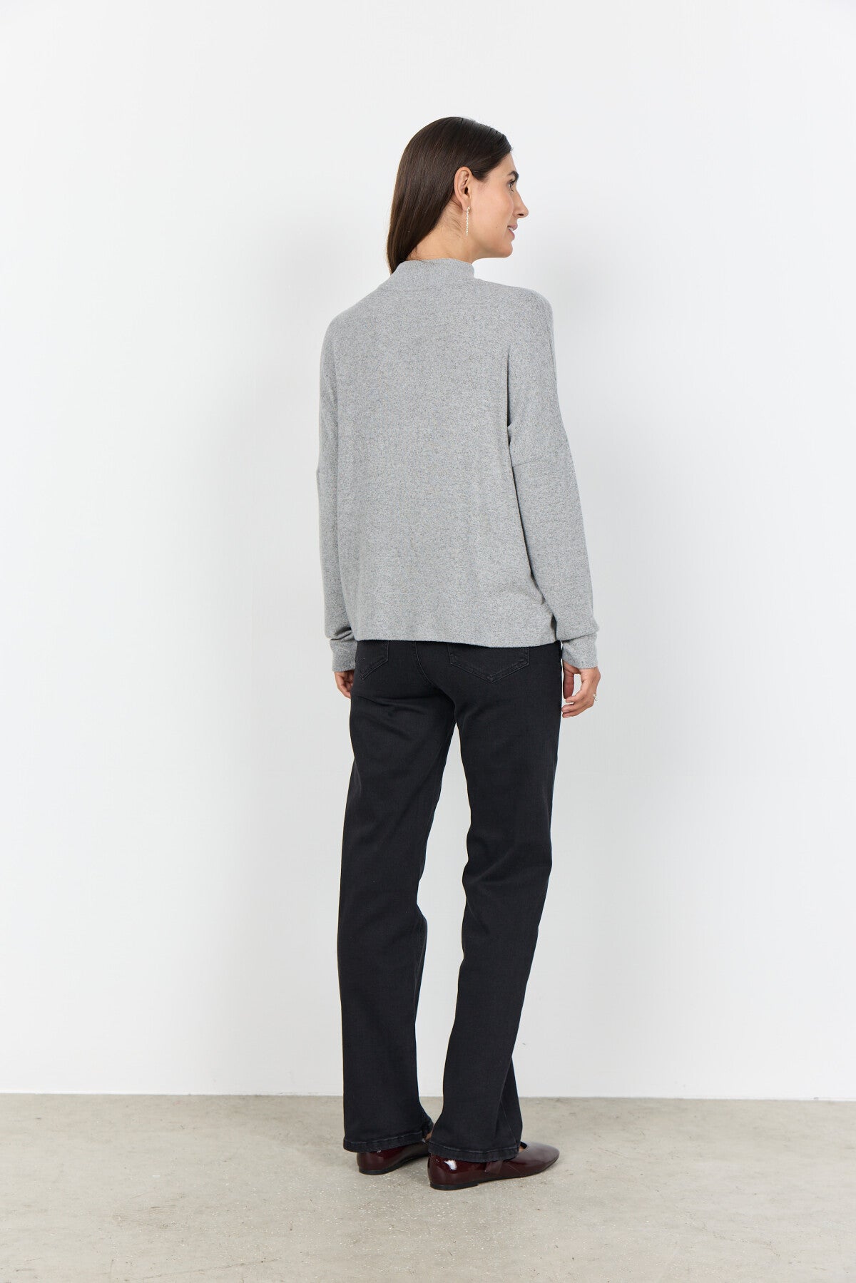 SC-BIARA 126 Blouse Grey