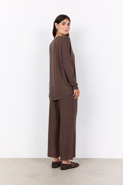 SC-BIARA 90 Blouse Dark brown