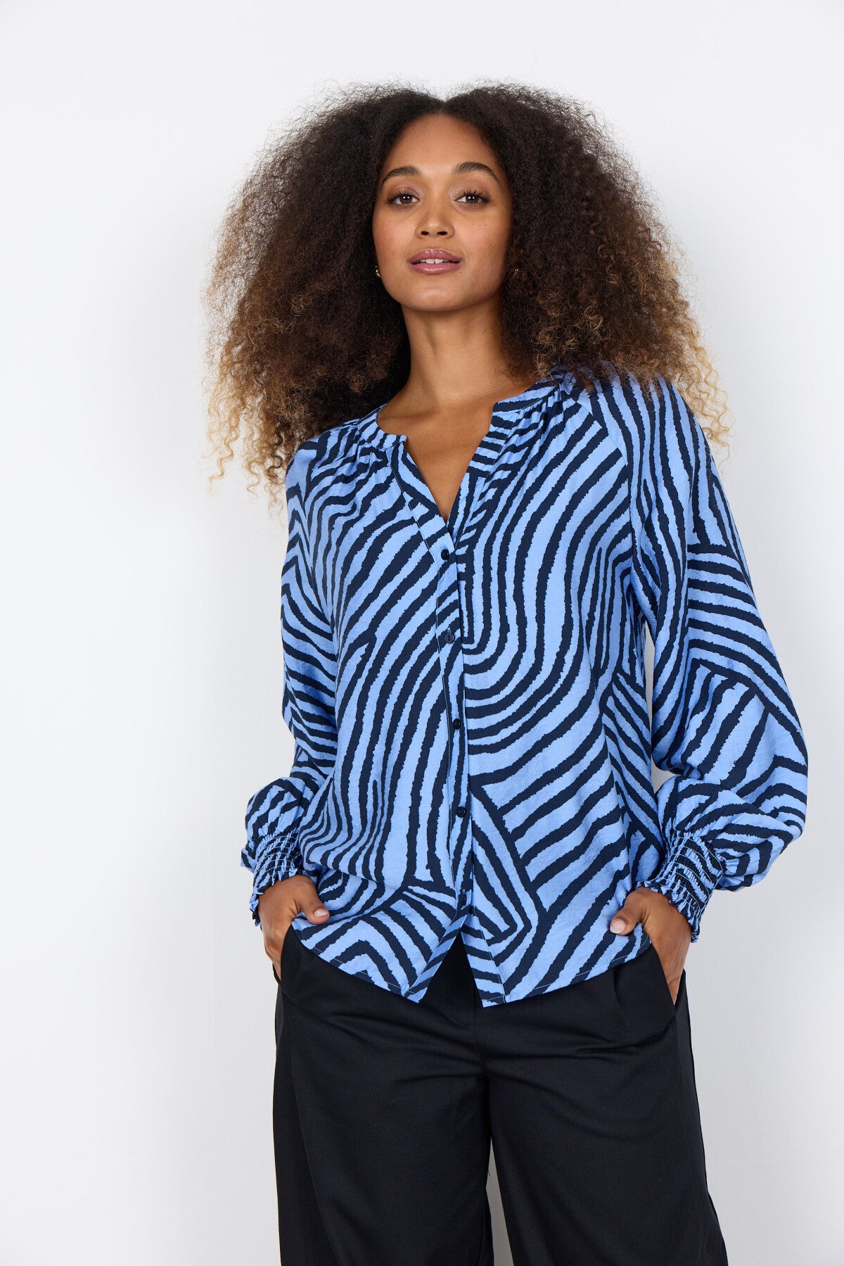 SC-BECCA 1 Blouse Navy