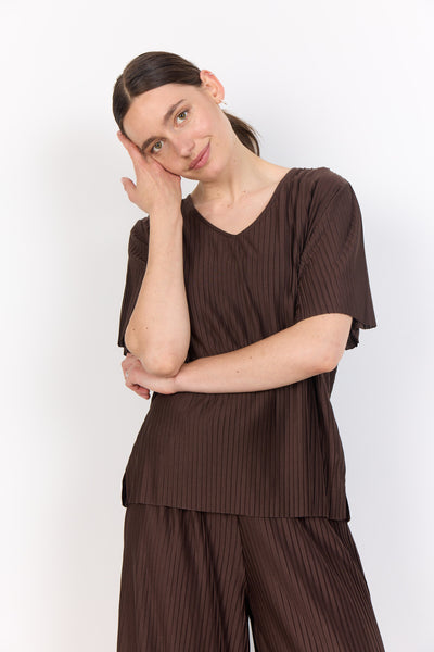 SC-KIRIT 19 Blouse Dark brown