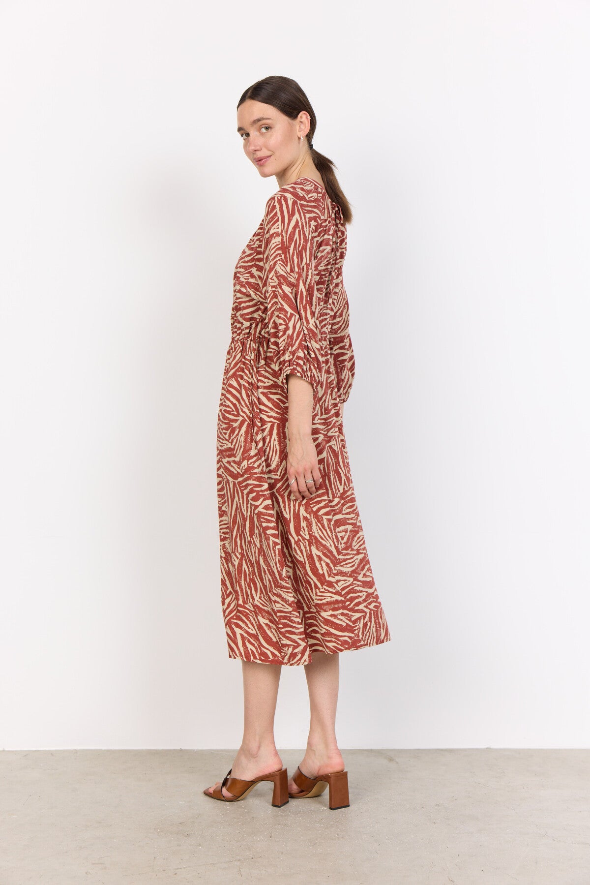 SC-SADE 3 Dress Rust red