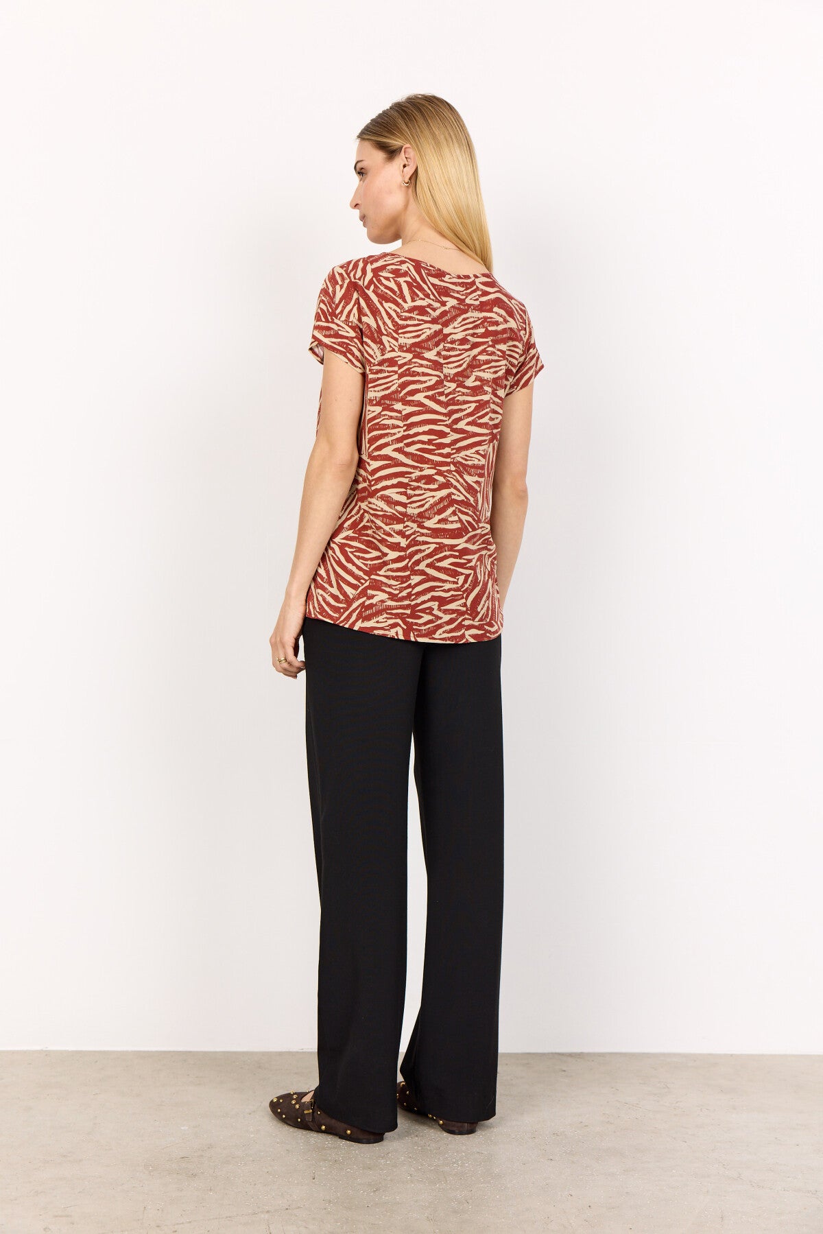 SC-SADE 1 Blouse Rust red