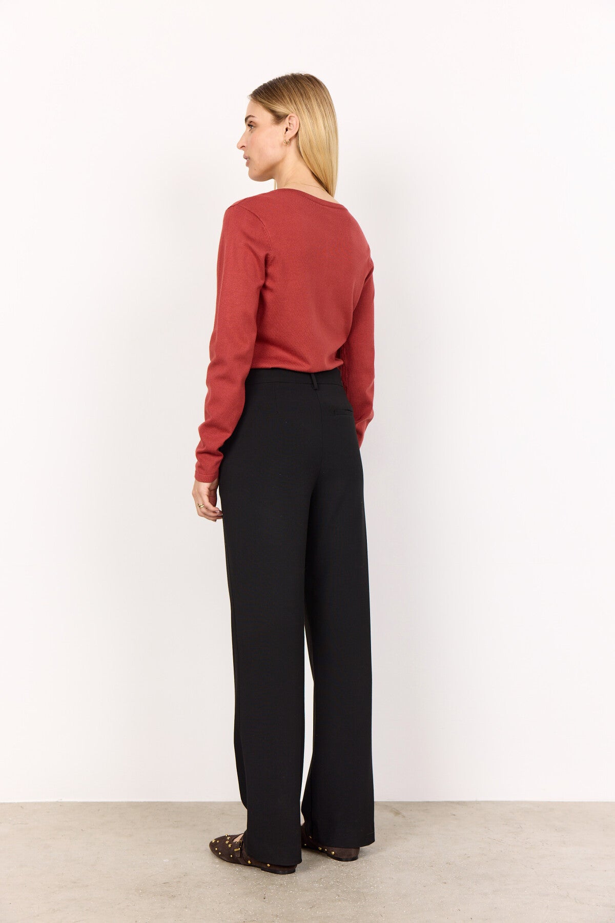 SC-DOLLIE 446 Cardigan Rust red