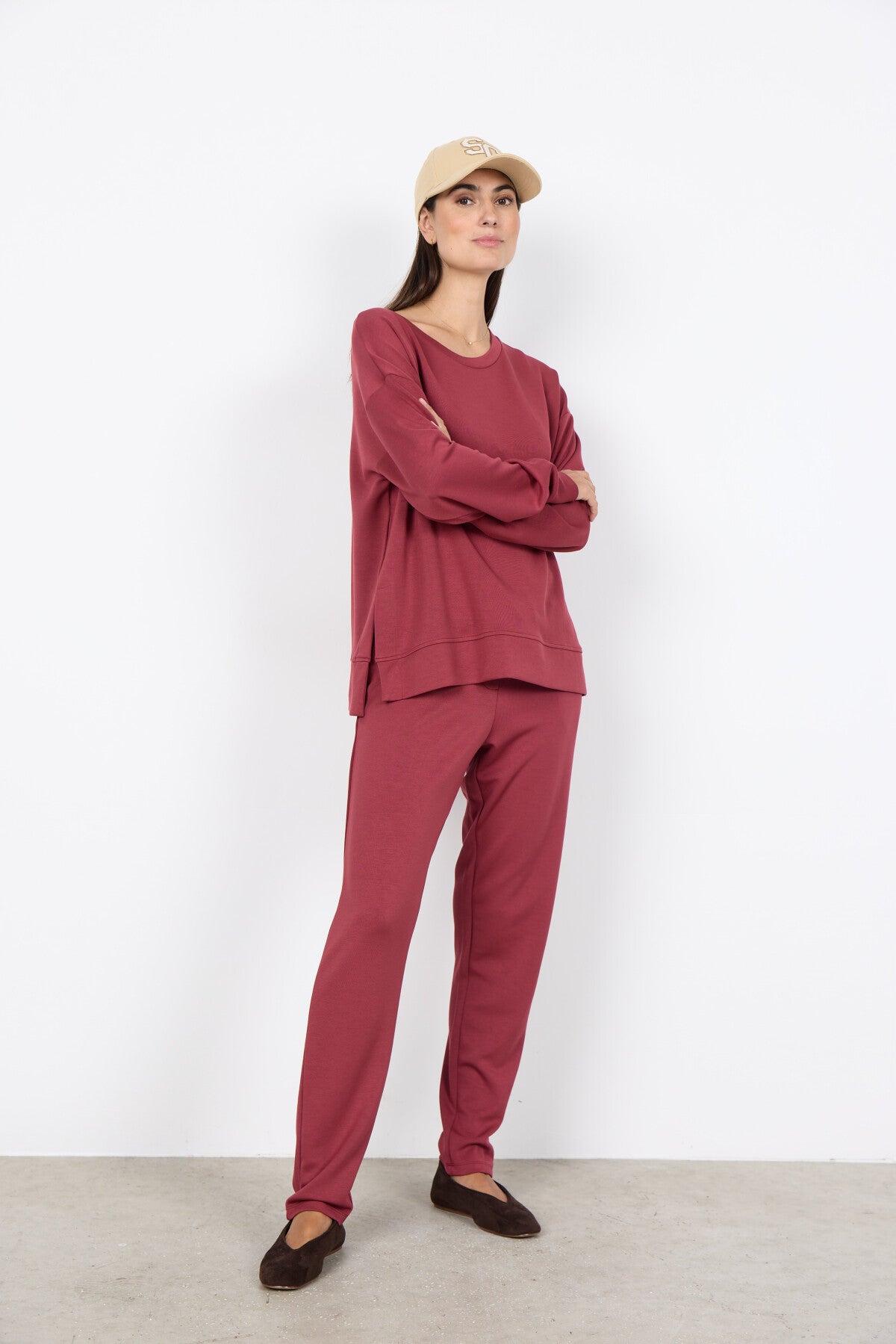 SC-BANU 164 Sweatshirt Ruby red