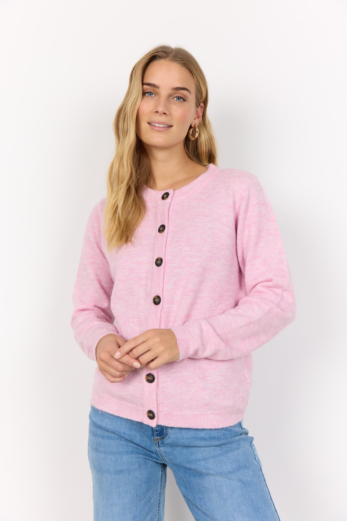 SC-ORLEAN 2 Cardigan Light pink