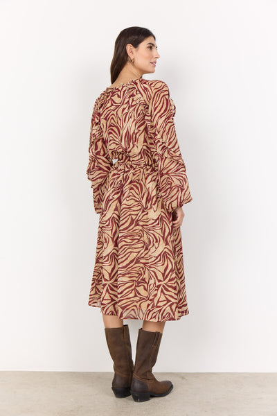 SC-VALBORG 2 Dress Dark red