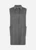 SC-VIENNA 2 Waistcoat Dark grey