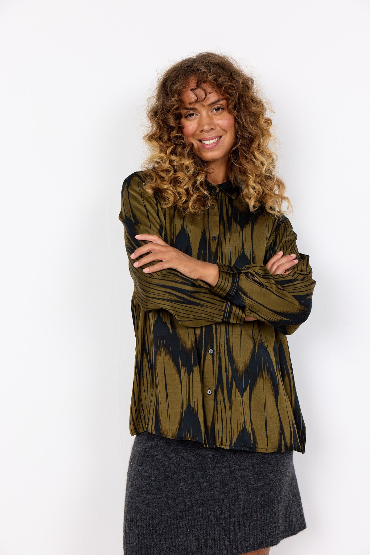 SC-VARISSA 2 Shirt Dark green