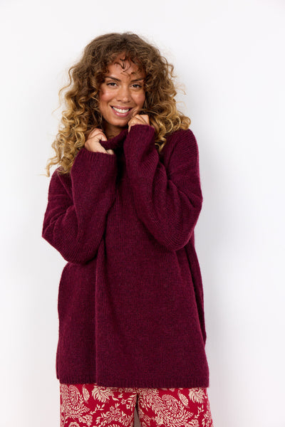 SC-GUNNA 6 Pullover Bordeaux