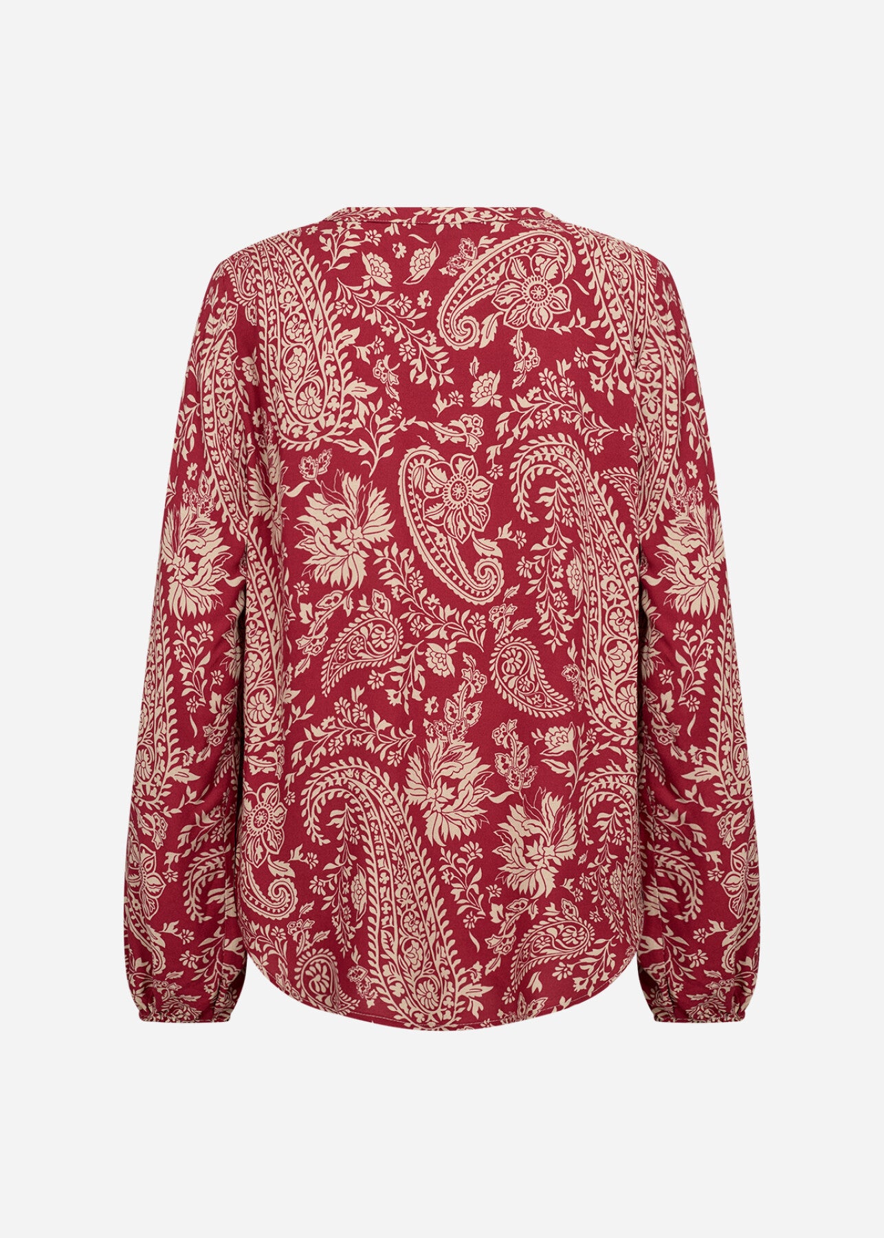 SC-VALGERDA 2 Blouse Dark red