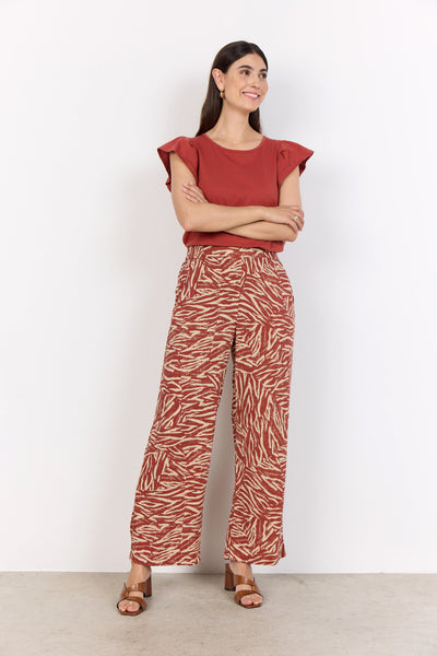 SC-SADE 4-B Pants Rust red