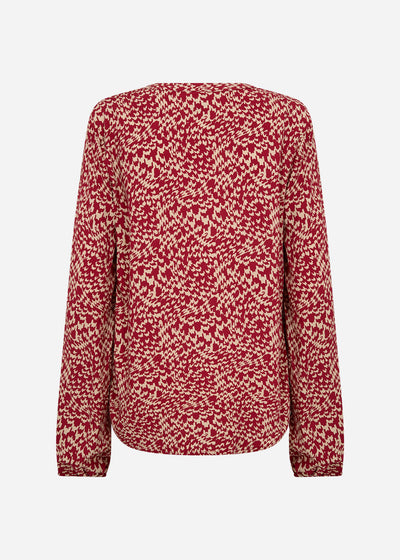SC-VAN 1 Blouse Dark red