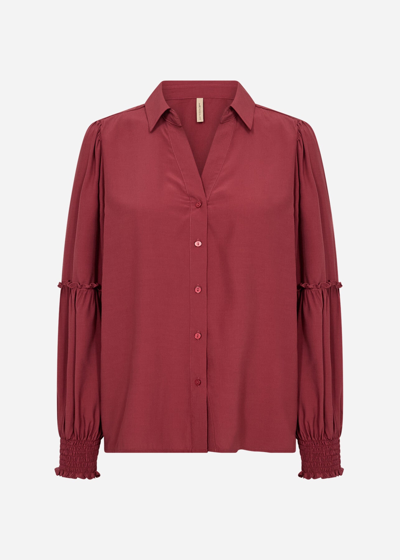 SC-BARBEL 2 Shirt Ruby red