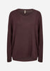 SC-BIARA 1 Blouse Dark plum