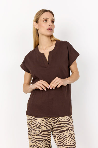 SC-DERBY 27 T-shirt Dark brown