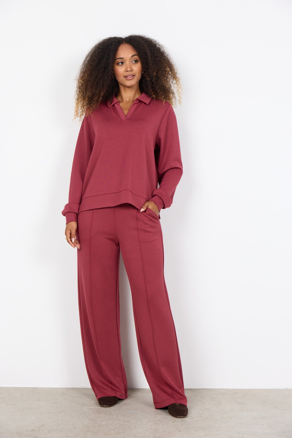 SC-BANU 285 Pullover Ruby red