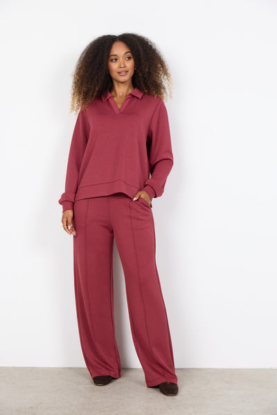 SC-BANU 285 Pullover Ruby red