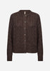 SC-HEIDA 2 Cardigan Dark plum
