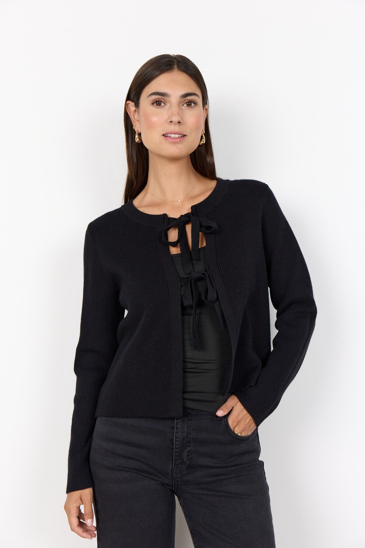SC-KANITA 26 Cardigan Black