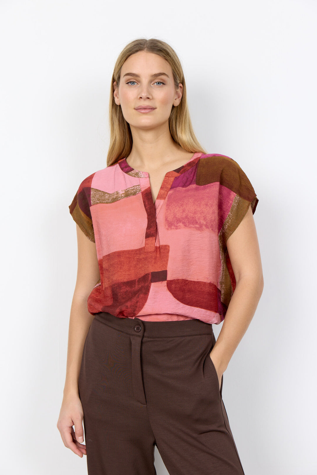 SC-CATANIA 1 T-shirt in Pink from soyaconcept | Soyaconcept.com